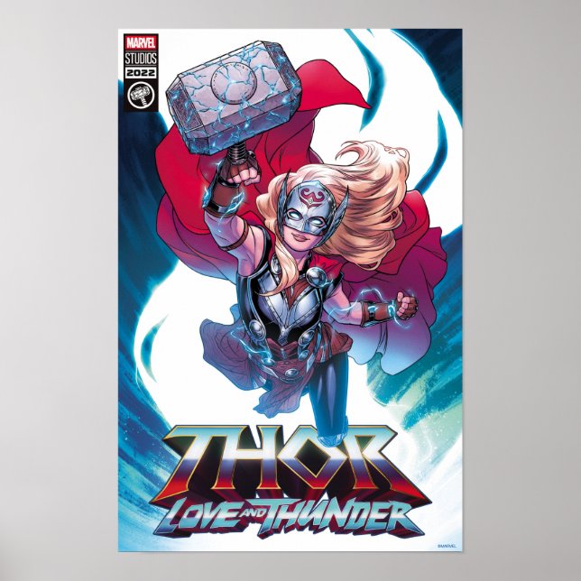 Mighty Thor Mjölnir Comic Cover Homage Poster (Front)