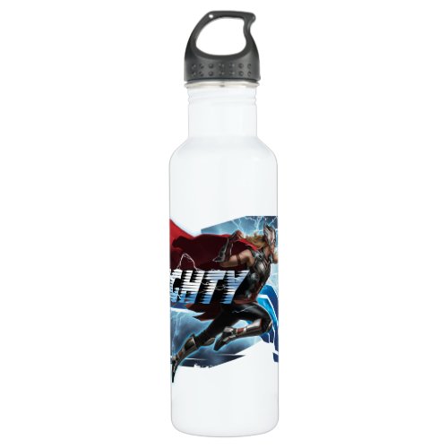 Mighty Thor Mjlnir Rush Graphic Stainless Steel Water Bottle