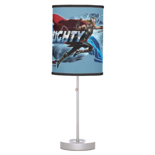 Mighty Thor Mjlnir Rush Graphic Table Lamp