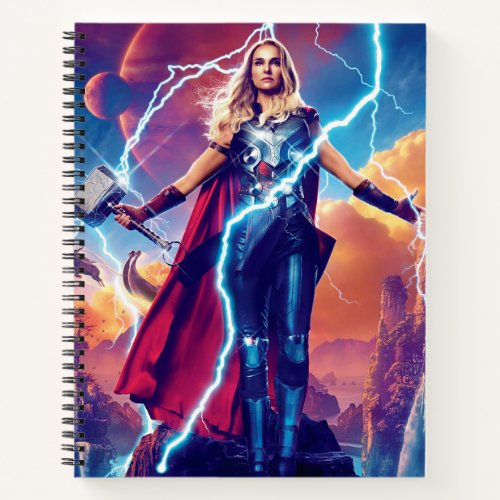 Mighty Thor on Mountain Top Notebook