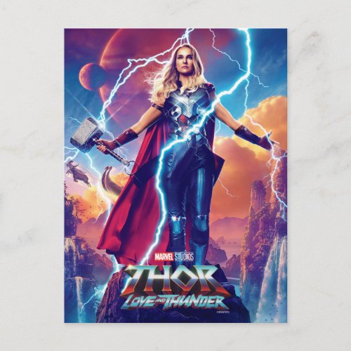 Mighty Thor on Mountain Top Postcard