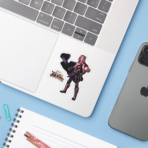 Mighty Thor Stylized Striped Character Graphic Sticker
