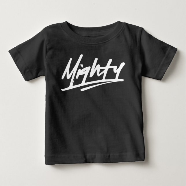 Mighty Toddler Hoodie Baby T-Shirt (Front)