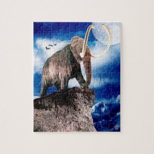 Mighty Wooly Mammoth Jigsaw Puzzle