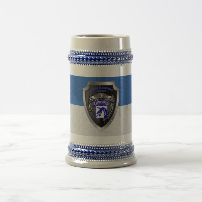 Mighty XVIII Airborne Corps Beer Stein (Center)