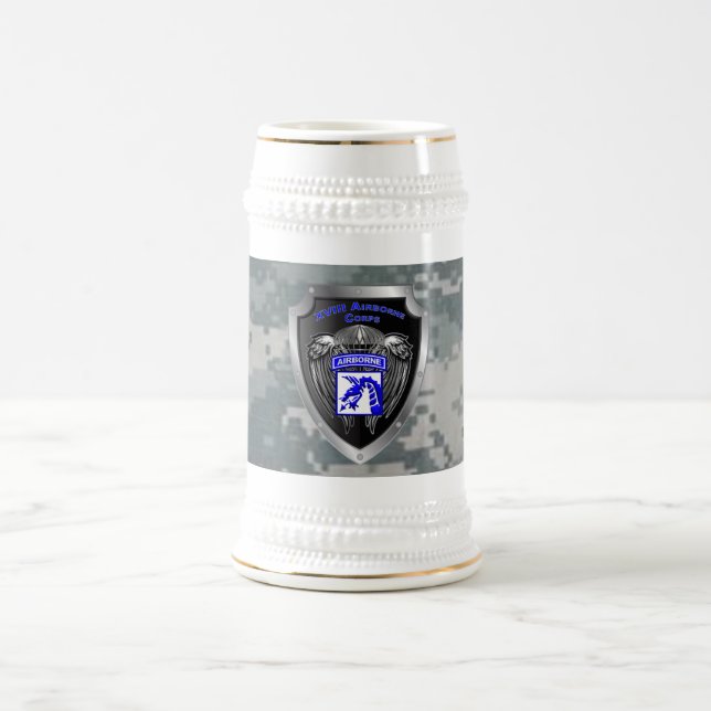 Mighty XVIII Airborne Corps Beer Stein (Center)