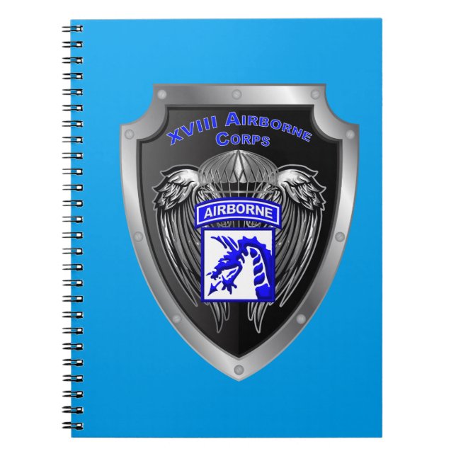 Mighty XVIII Airborne Corps Notebook (Front)