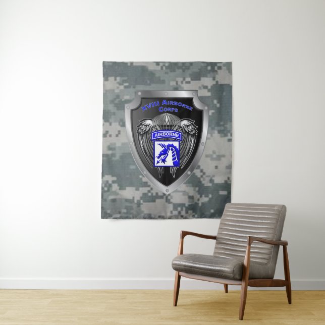 Mighty XVIII Airborne Corps Tapestry (In Situ)