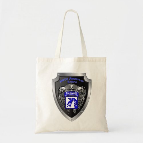 Mighty XVIII Airborne Corps Tote Bag