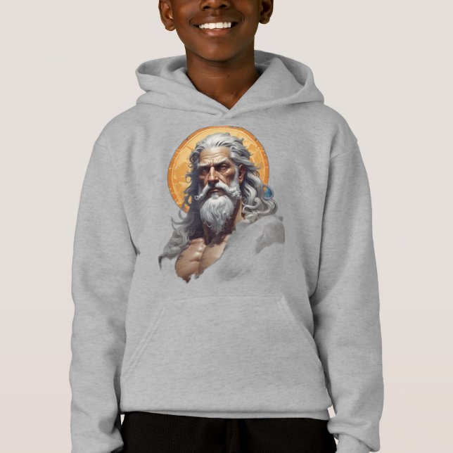 Mighty Zeus – God of Thunder Hoodie (Front)