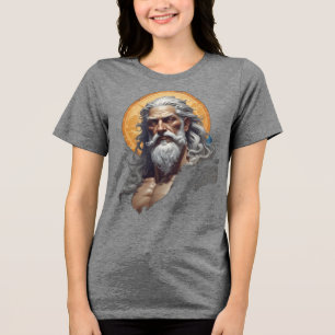 Mighty Zeus – God of Thunder Tri-Blend Shirt