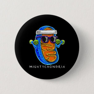 Mightychondria Cellular Biology Science Teacher Fu Button