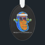Mightychondria Cellular Biology Science Teacher Ornament<br><div class="desc">Mightychondria Cellular Biology Science Teacher</div>