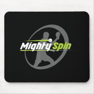 MightySpin Ping Pong Tee Table Tennis Cool Mouse Pad