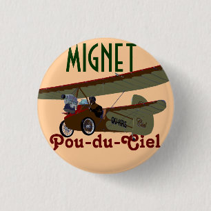 Mignet Pou-du-Ciel KRS Pinback Button