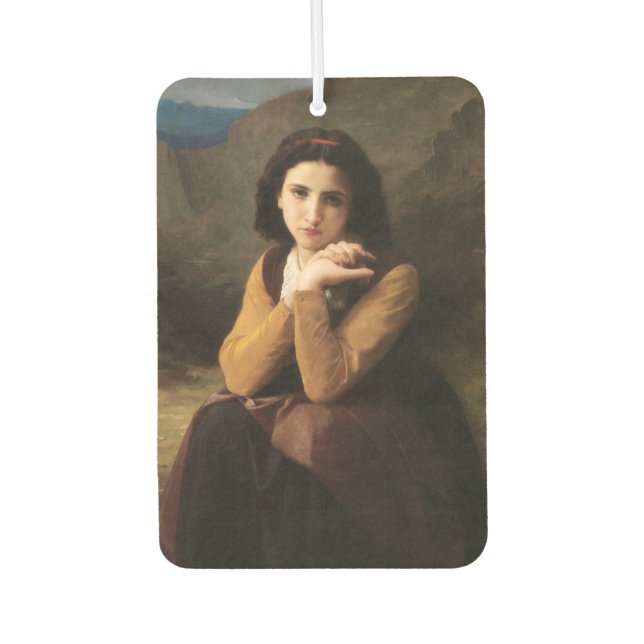 Mignon Innocence of Adolescent Girl, Bouguereau  Air Freshener (Front)