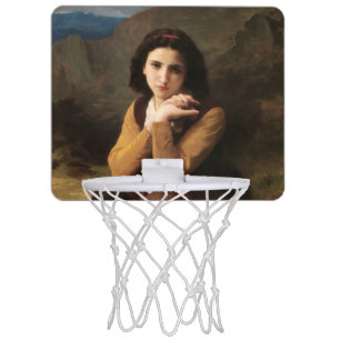Mignon Innocence of Adolescent Girl, Bouguereau Mini Basketball Hoop