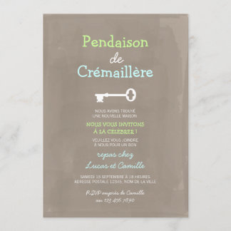 Mignon Pendaison de Crémaillère Invitation
