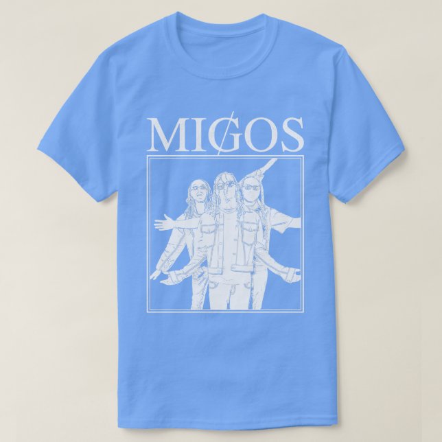 Migos Hip hop White T-Shirt (Design Front)