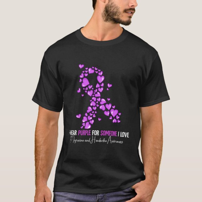 Migraine And Headache Awareness T-Shirt (Front)