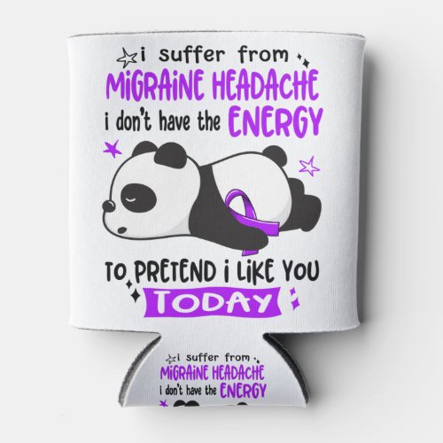 Migraine Headache Awareness Month Ribbon Gifts Can Cooler