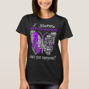 Migraine Headache Awareness Month Ribbon Gifts T-Shirt
