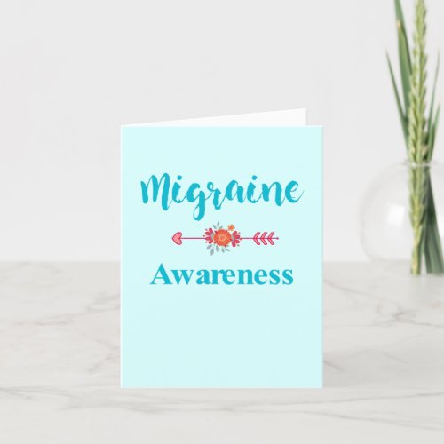 Migraine Headache Pain Awareness Card