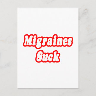 Migraines Suck Postcard