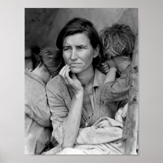Migrant Mother - Florence Thompson And Children - Poster