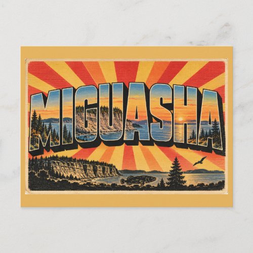 Miguasha National Park QC Fossil Art Postcard