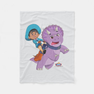 Miguel and Tango   Dino Ranch Fleece Blanket