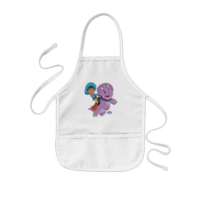 Miguel and Tango | Dino Ranch Kids' Apron (Front)