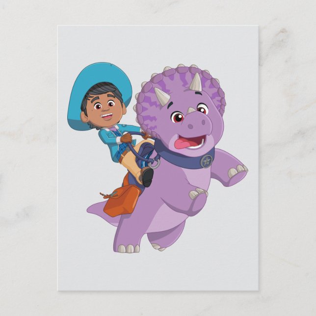 Miguel and Tango | Dino Ranch Postcard (Front)