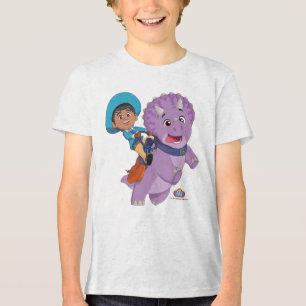 Miguel and Tango Dino Ranch Tri-Blend Shirt