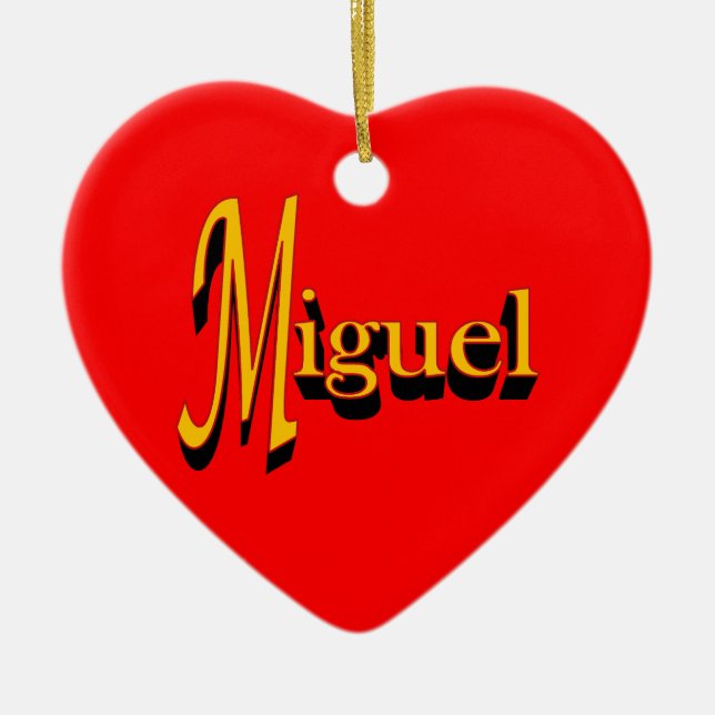 Miguel Ornament (Front)