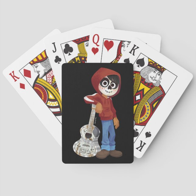 Miguel | Standing with Guitar Playing Cards (Back)
