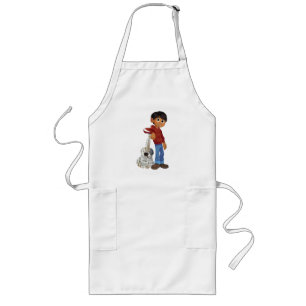Miguel With Guitar Long Apron