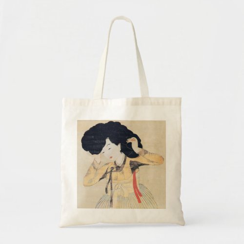 Miindo Portrait of a Beauty 미인도  Korea Artwork Clo Tote Bag