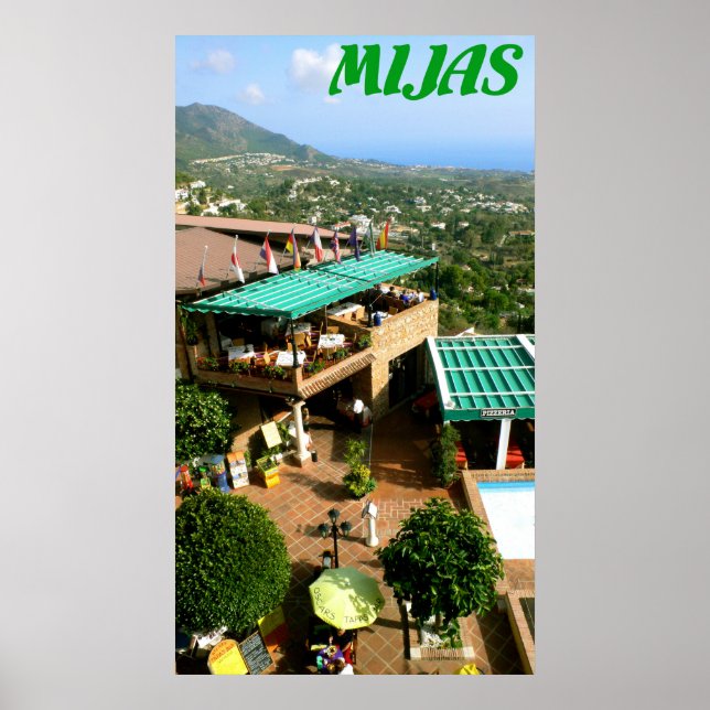 Mijas, Costa del Sol, Spain Poster (Front)
