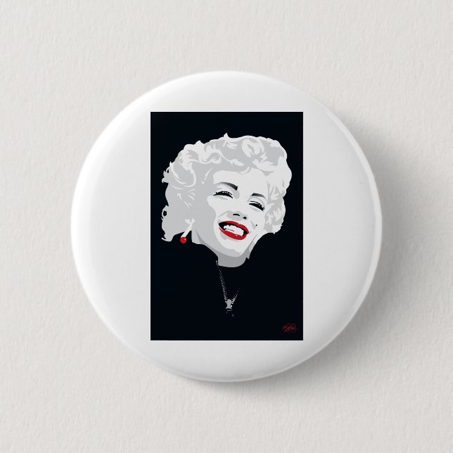 MIK05BW Miki Marilyn.tif Button (Front)