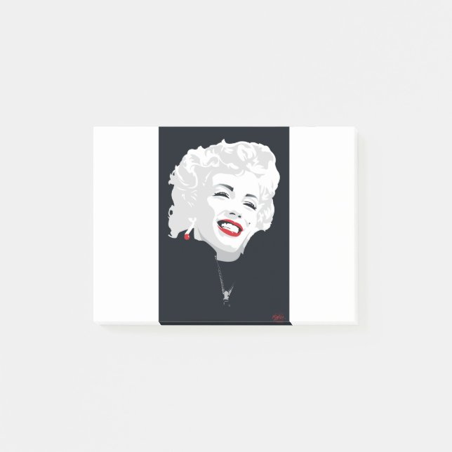 MIK05BW Miki Marilyn.tif Post-it Notes (Front)