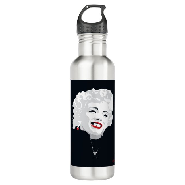 MIK05BW Miki Marilyn.tif Stainless Steel Water Bottle (Front)