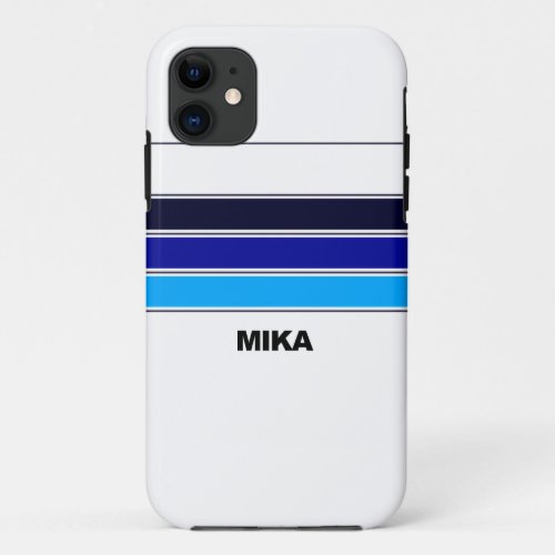 Mika Hakkinen helmet iPhone 11 Case
