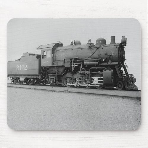 Mikado 2_8_2 Vintage Steam Engine Train Mouse Pad