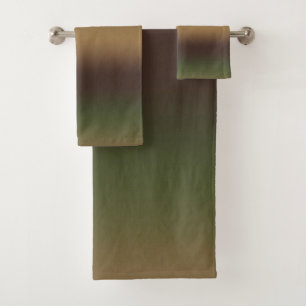 Mikado Coco Brown Bath Towel Set