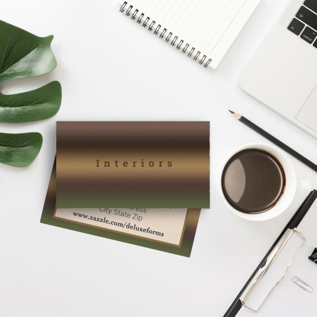 Mikado Coco Brown Business Card (Creator Uploaded)