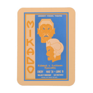 Mikado Gilbert & Sullivan operetta Magnet