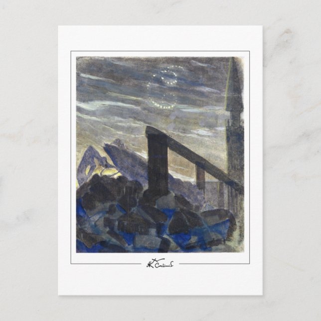 Mikalojus Konstantinas Ciurlionis #57 - Fine Ar… Postcard (Front)