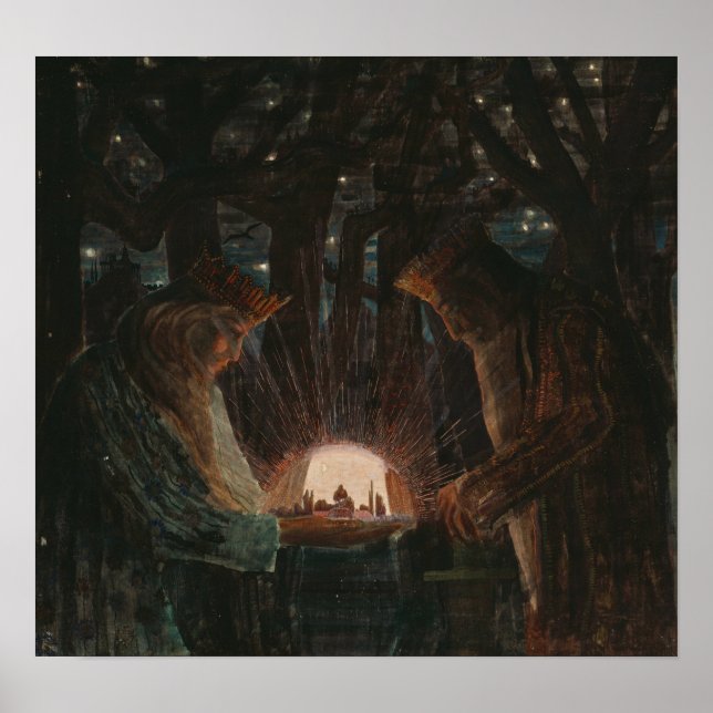 Mikalojus Konstantinas Ciurlionis Fairty Tale of K Poster (Front)