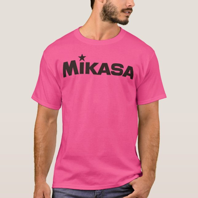 Mikasa (Mikasa) One Point Logo (Bk) Printvolleybal T-Shirt (Front)